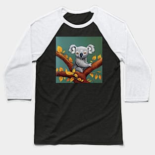 Koala On a Branch Baseball T-Shirt